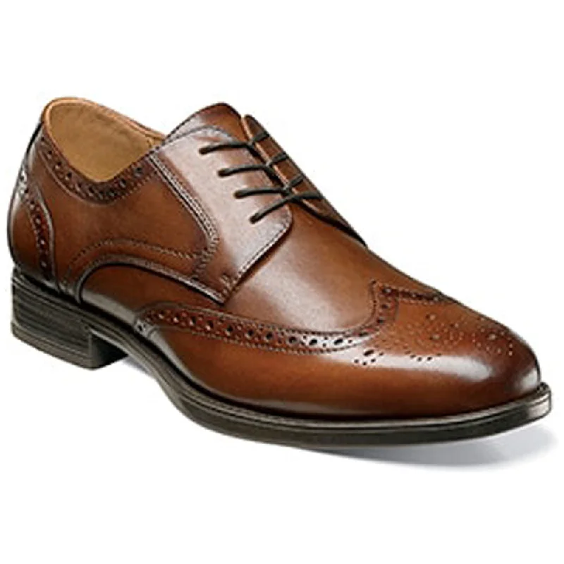 Brogue - perforated men's Oxfords for a traditional lookFlorsheim Midtown Wingtip Oxford Cognac Leather (Men's)