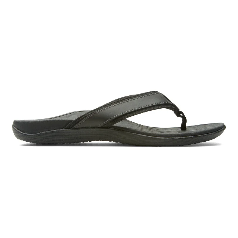 Men's sandals in a neutral color like black or brownTide - Black - Men's