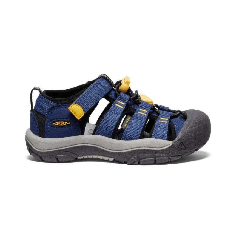 Men's sandals with a pointed toe for a stylish lookLittle Kids' Newport H2  |  Naval Academy/Keen Yellow