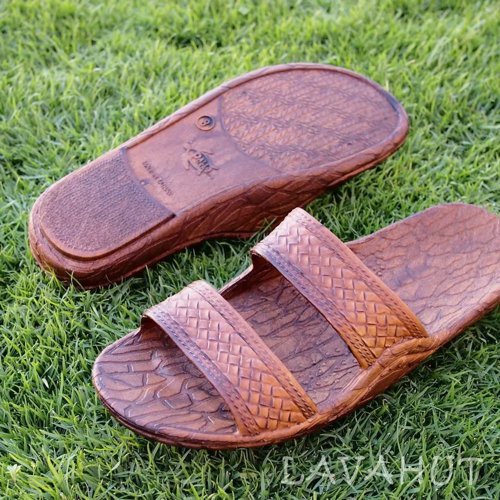 Men's sandals with a flexible sole for easy movementLight Brown Classic Jandals® - Pali Hawaii Sandals