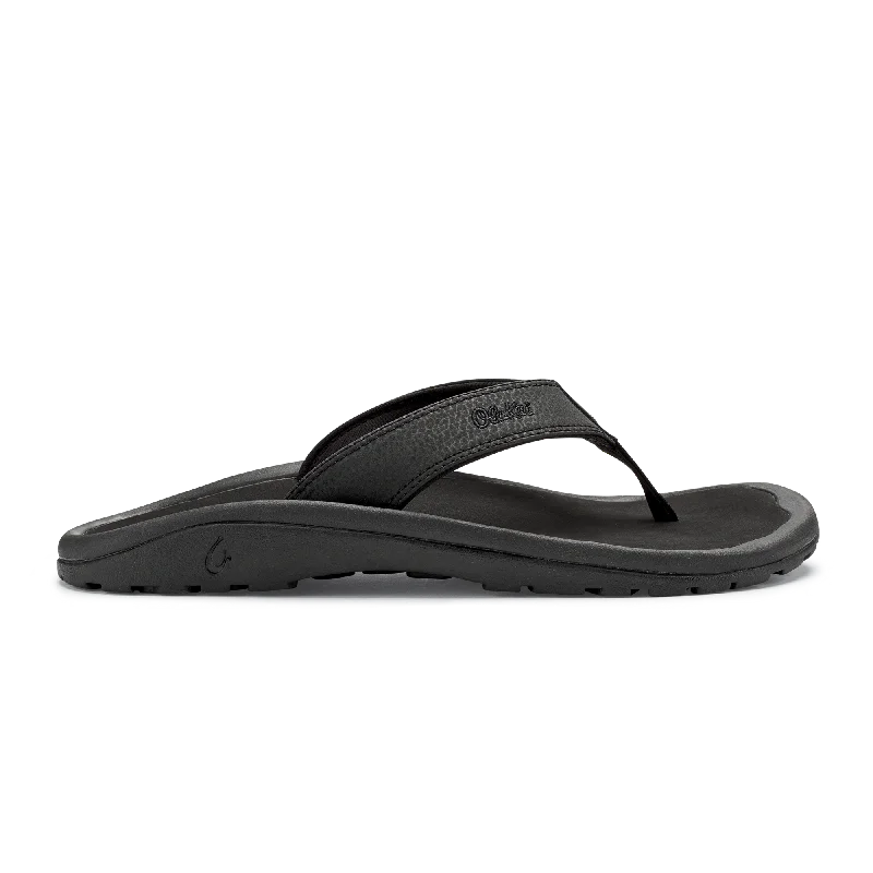 Men's sandals with a cushioned footbed‘Ohana - Black