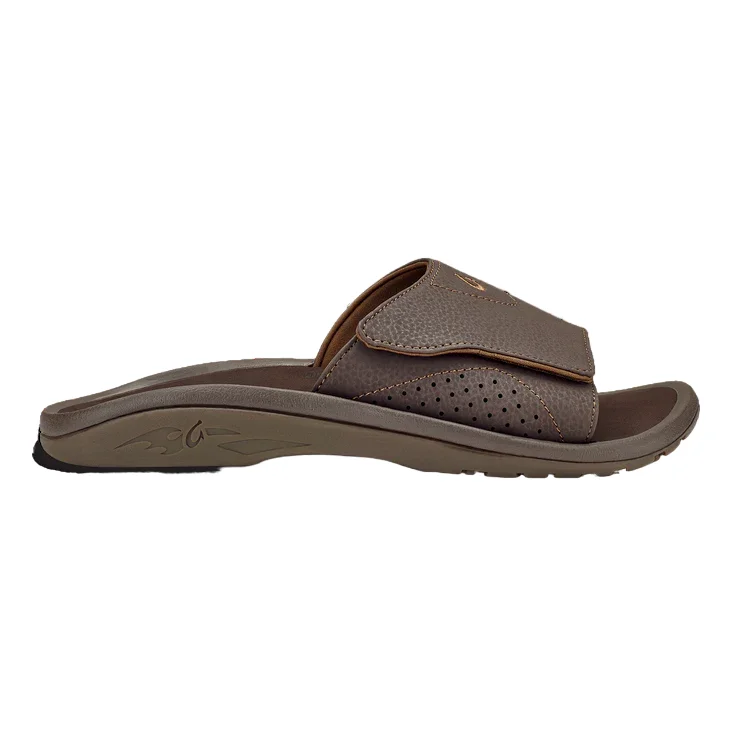 Men's sandals with a contrast stitching detailMen's Nalu Slide Sandal-Dark Java/Dark Java