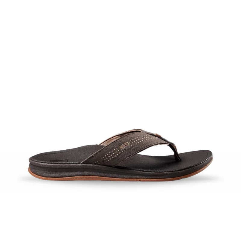 Men's sandals in a neutral color like black or brownReef Men's Ortho-Seas - Brown