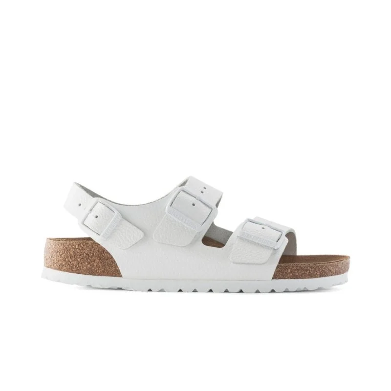 Men's sandals with a pointed toe for a stylish lookBirkenstock Milano - White Leather