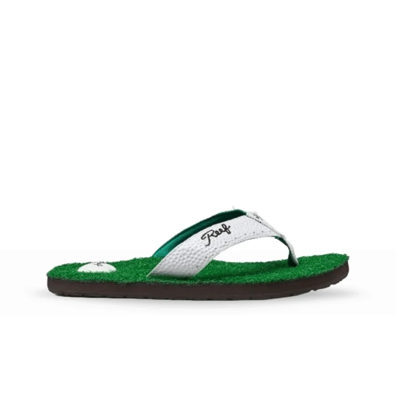 Men's sandals with a buckle closureReef Men's Mulligan II Flip Flops - Green