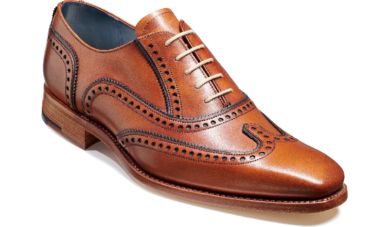 Men's Oxford shoes with a polished leather finishSpencer - Antique Rosewood / Navy Calf