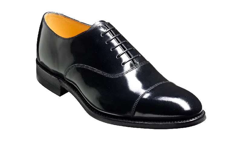 Men's Oxford shoes with a double - buckle strapCheltenham - Black Hi-Shine