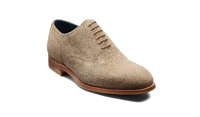 Men's Oxfords with a padded collar for a comfortable fitPullman - Tan Suede