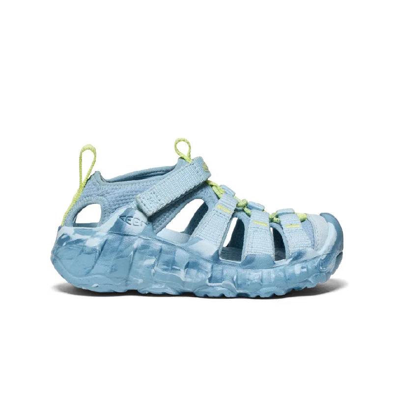 Men's sandals with a perforated leather upper for ventilationLittle Kids' Hyperport H2 Sandal  |  Skyway/Faded Denim