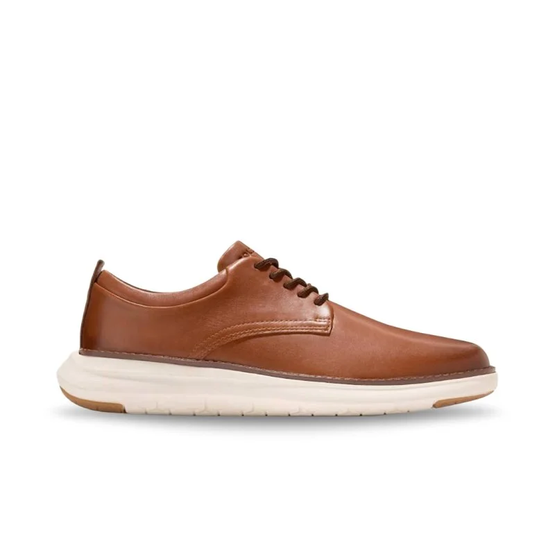 Men's Oxford shoes with a buckle closure and a pointed toeCole Haan Men's Grand Remix - British Tan/Ivory