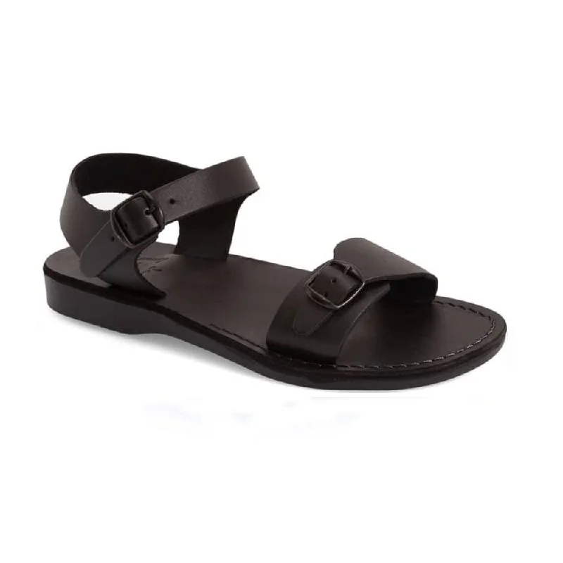 Waterproof men's sandals for water activitiesThe Original - Leather Adjustable Buckle Sandal | Black