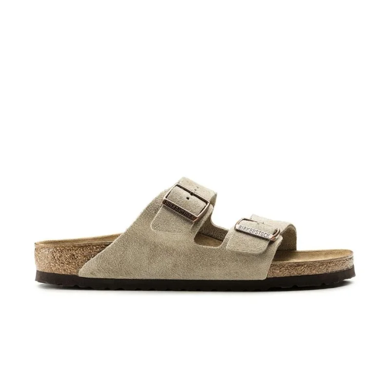 Men's sandals with a cushioned footbedBirkenstock Arizona - Taupe Suede