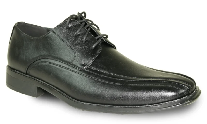 Men's Oxfords with a perforated leather strap for ventilationBravo Milano-3 Square Toe Dress Oxford