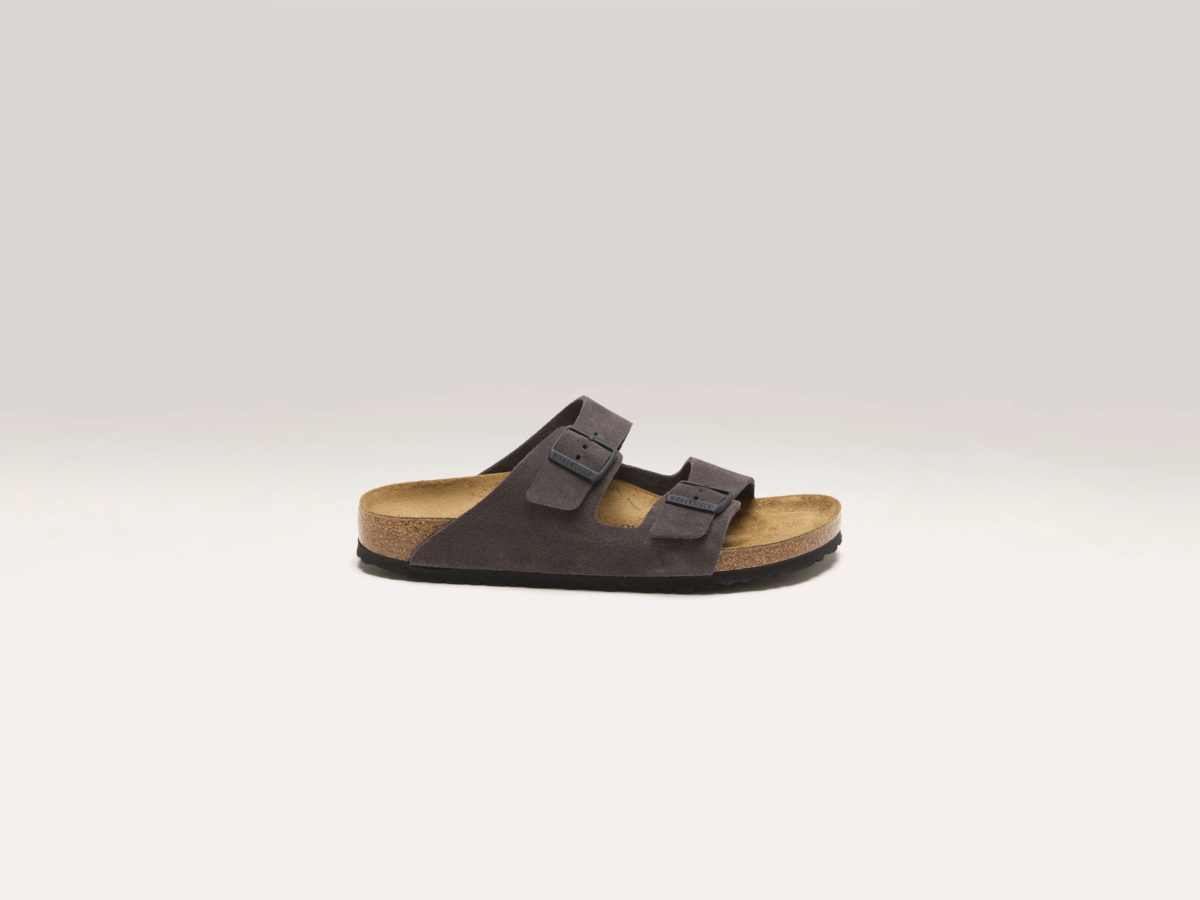 Men's sandals with a shock - absorbing insoleArizona Suede Leather For Men (242 / M / DARK GREY)