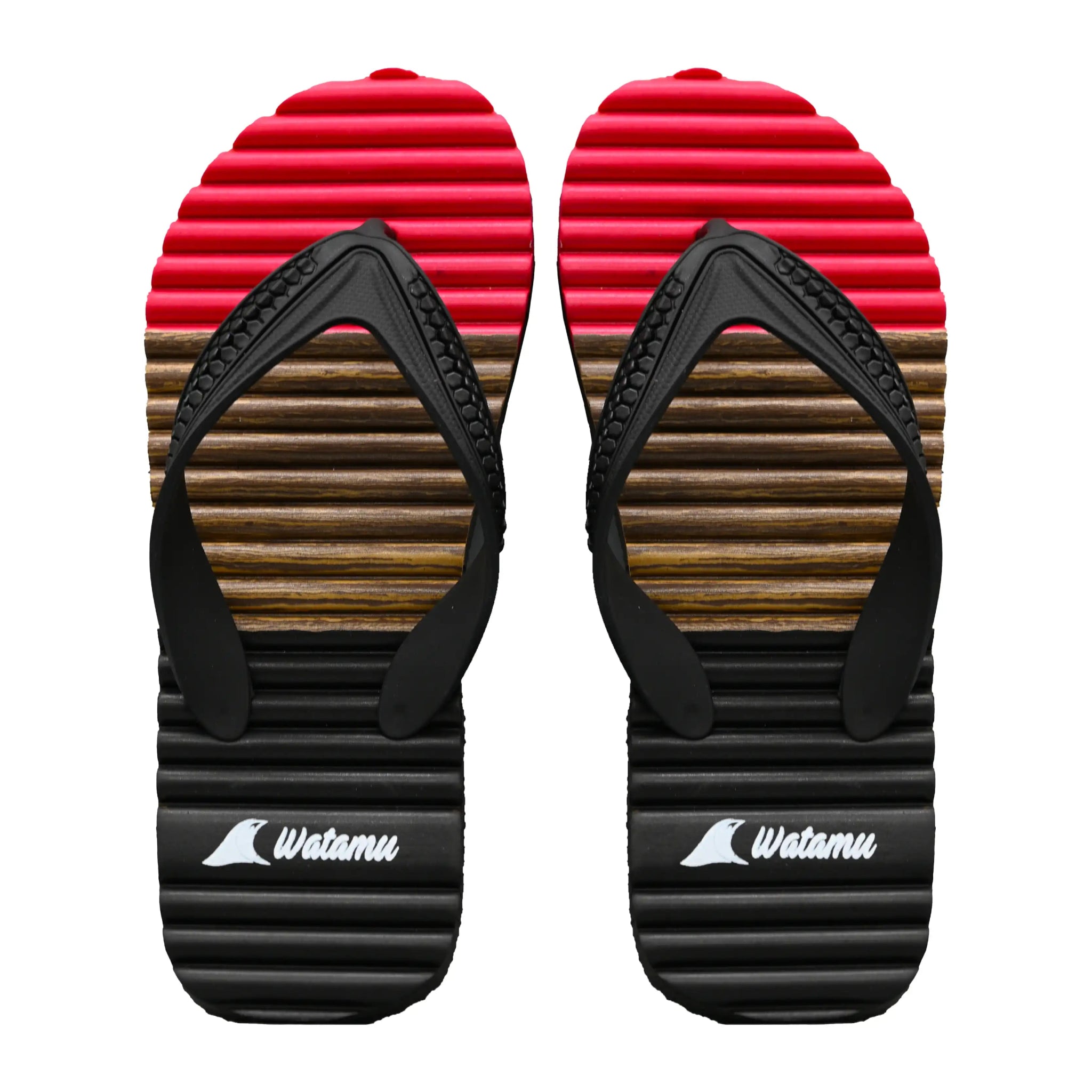 Men's sandals with a cushioned footbedWatamu Victory Groove - Red