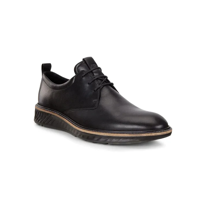 Men's Oxfords with a high - quality leather upperMens Ecco Hybrid Plain Toe Black