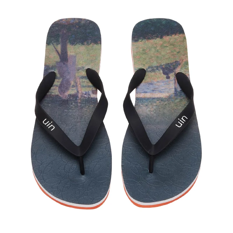 Men's sandals with a contrast stitching detailGeorges Seurat Study for La Grande Jatte Blanes Men