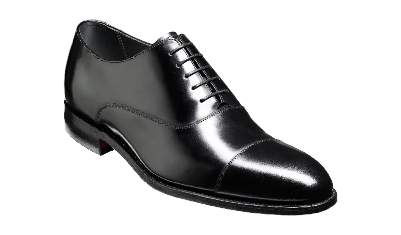 Men's Oxfords with a padded collar for a comfortable fitWinsford - Black Hi-Shine