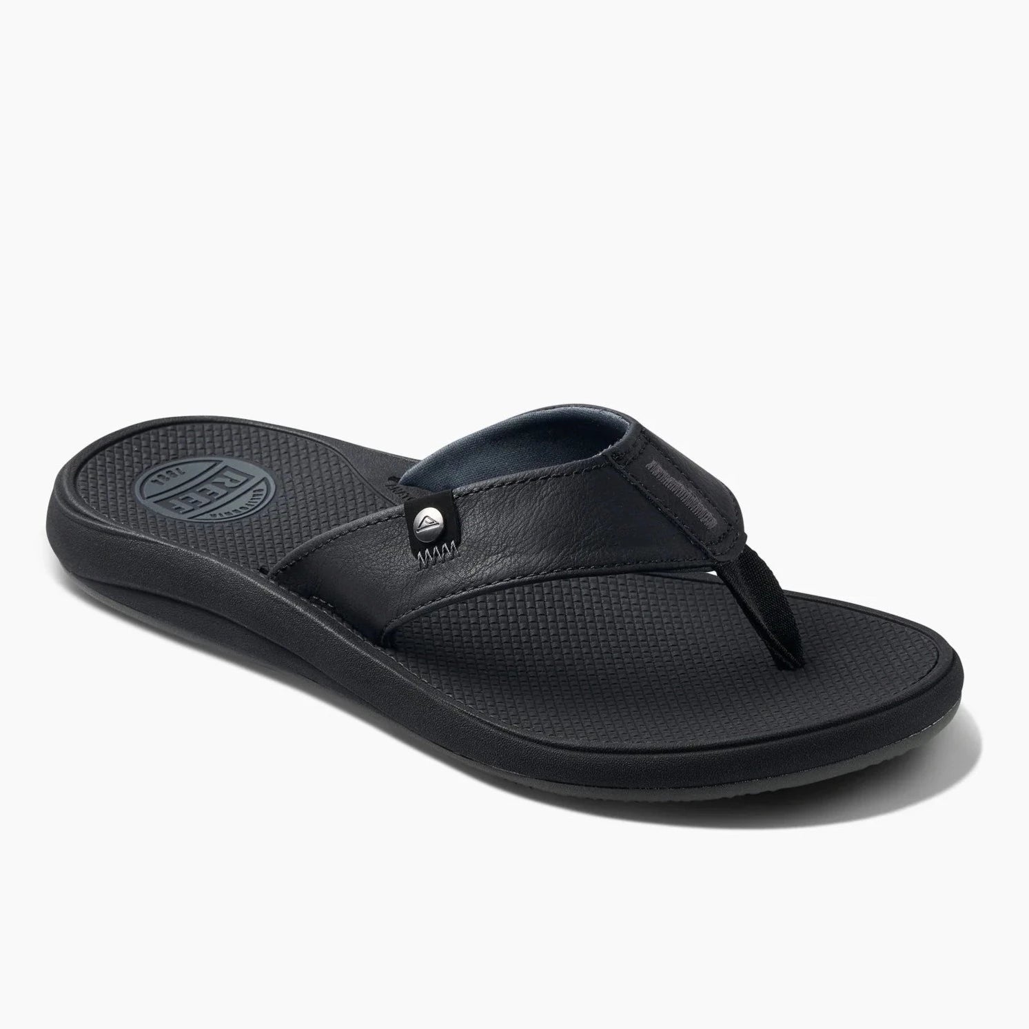 Men's sandals with a durable outer soleReef Phantom Nias Mens Sandal - Black