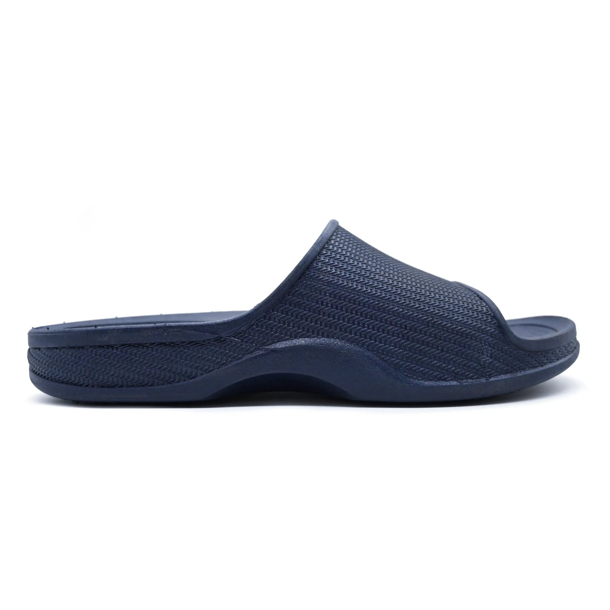 Men's sandals with a perforated leather upper for ventilationJack - Navy