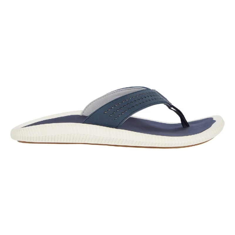 Men's sandals with a toe post designOluKai Men's Ulele Blue Depth