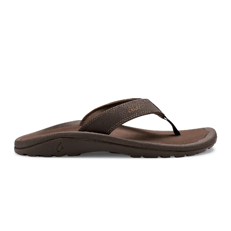 Men's sandals with a removable insole for cleaning‘Ohana - Dark Java / Ray