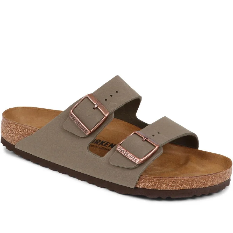 Men's sandals with a leather lining for comfortBirko-Flor Double Buckle Mule Sandals - BIRK37500 / 323 373