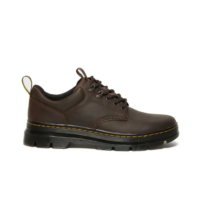 Men's Oxfords with a low - heeled design and a square toeDr. Martens Reeder Leather - Gaucho Crazy Horse