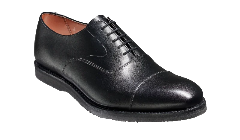 Men's Oxford shoes with a double - buckle strapStan - Black Calf