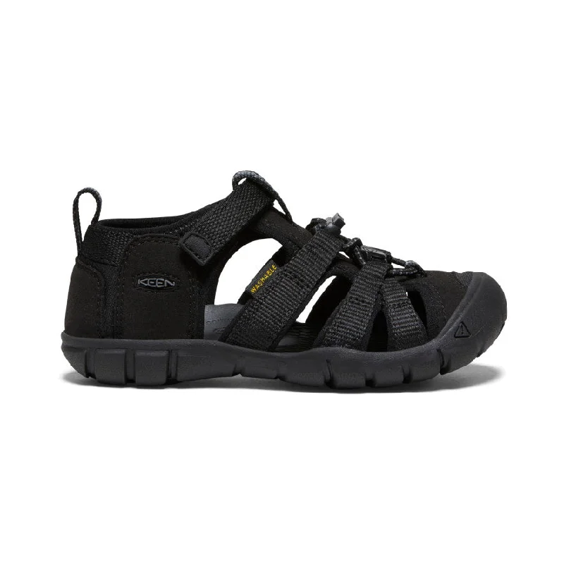 Men's sandals in a neutral color like black or brownLittle Kids' Seacamp II CNX  |  Black/Grey