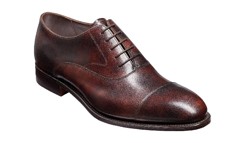 Brogue - perforated men's Oxfords for a traditional lookFalsgrave - Dark Brown Shadow Calf