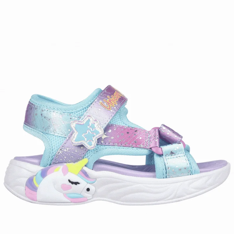 Men's sandals with a toe post designSkechers Unicorn Dreams Sandal- Majestic Bliss