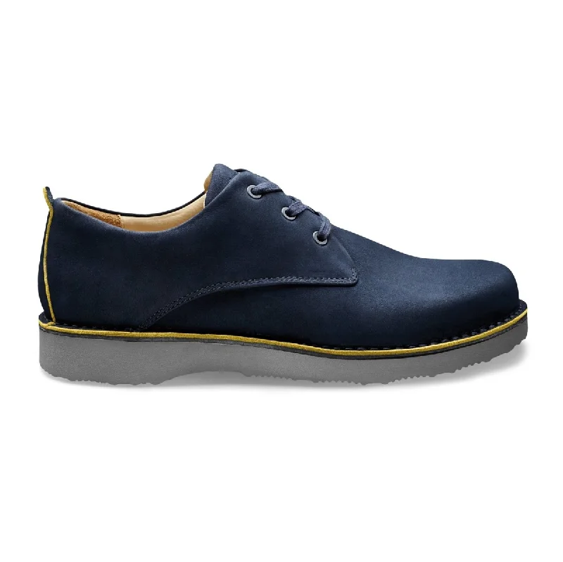 Men's Oxfords with a high - quality leather upperSamuel Hubbard Men's Hubbard Free Blue Nubuck