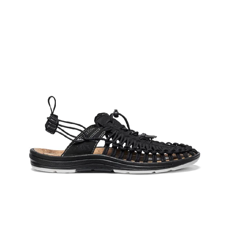 Men's sandals with a decorative buckle or charmAll Gender UNEEK II Convertible x Mita Sneakers  |  Black/Ms4