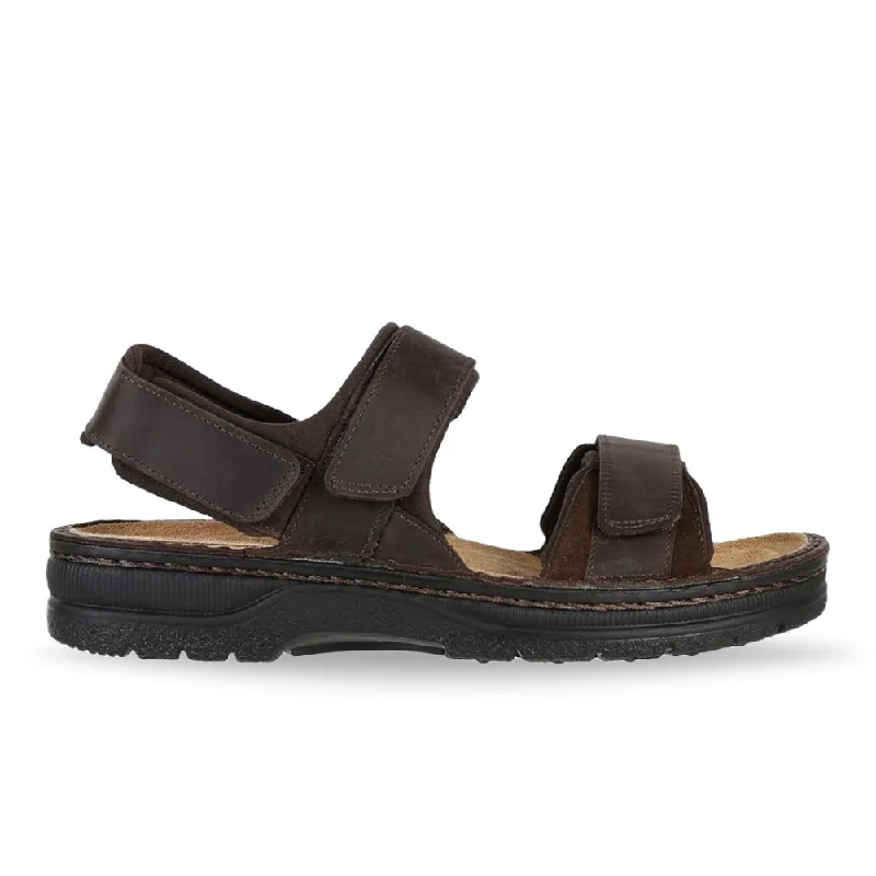 Men's sandals with a padded heelNaot Men's Arthur - Crazy Horse/Hash