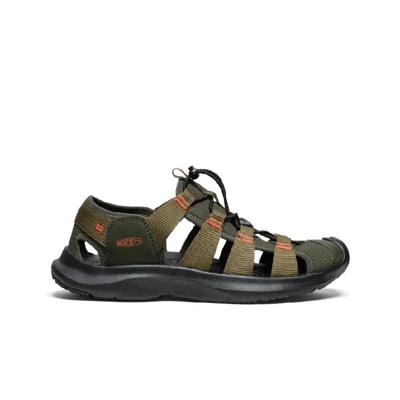 Men's sandals in a neutral color like black or brownMen's Seanik H2 Sandal  |  Forest Night/Dark Olive