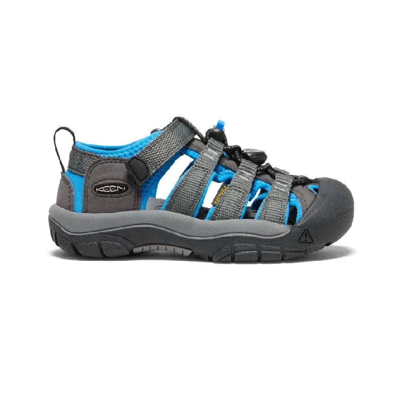 Men's sandals with a contrast stitching detailLittle Kids' Newport H2  |  Magnet/Brilliant Blue