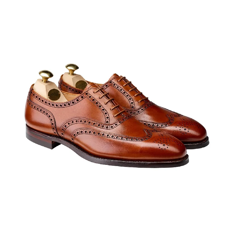 Men's Oxford shoes with a double - buckle strapWestgate 2 Tan Burnished Calf