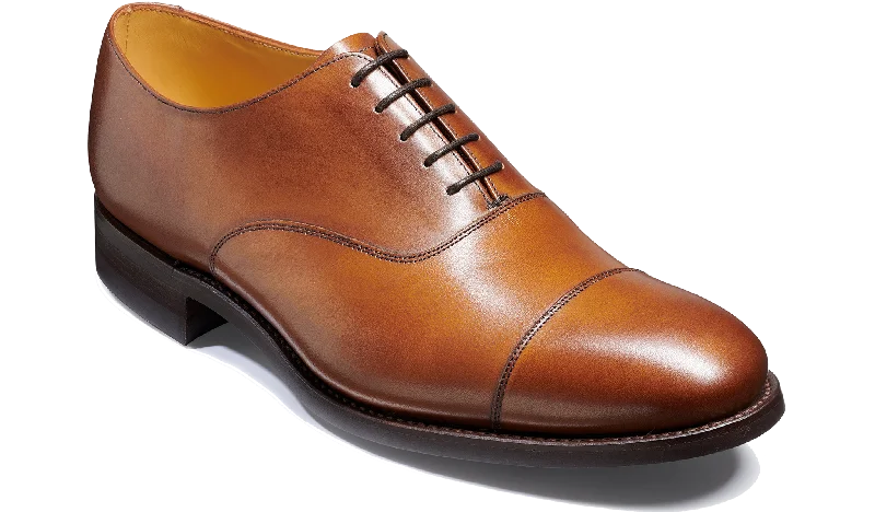 Men's leather Oxford shoes with a plain toeChigwell - Walnut Calf