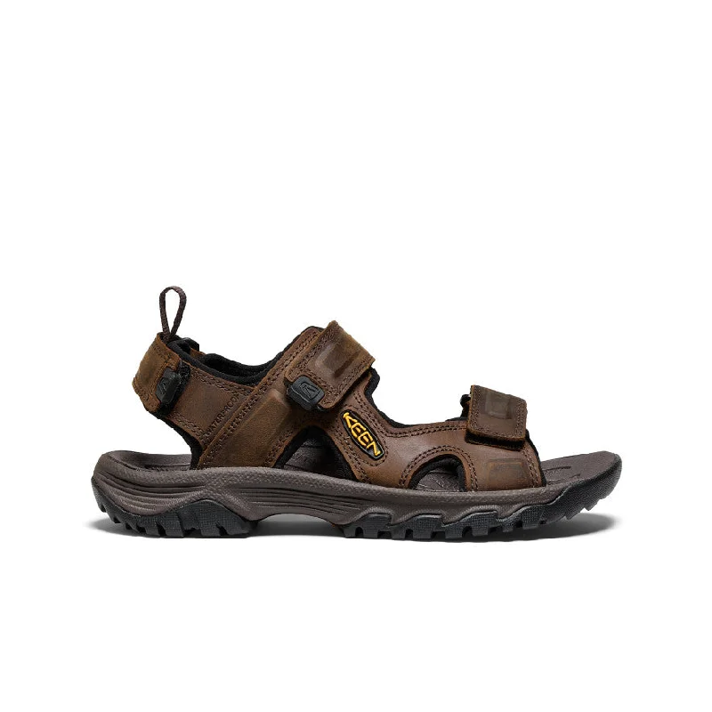 Men's sandals with a cushioned footbedMen's Targhee III Open Toe Sandal  |  Bison/Mulch