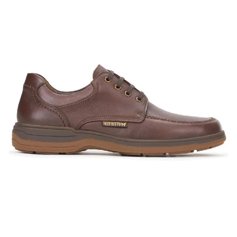 Men's Oxfords with a padded collar for a comfortable fitMephisto Men's Douk Brown