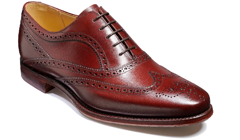 Men's Oxfords in a dark burgundy leather for a unique styleTuring - Cherry Calf