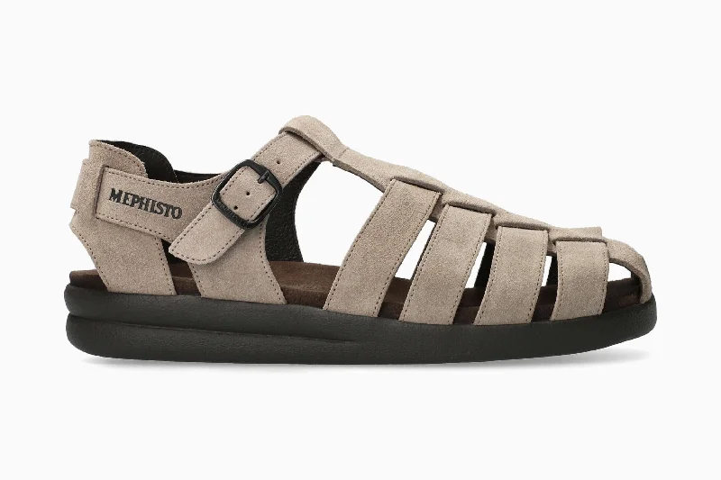 Men's sandals with a stretchy strap for a better fitSam - Warm Grey