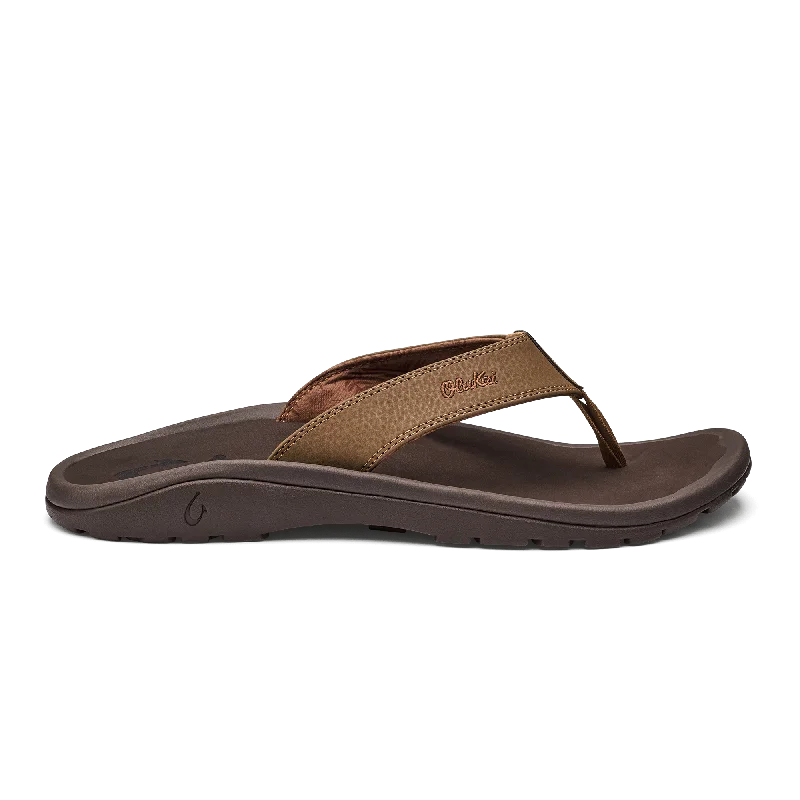 Men's sandals with a durable outer sole‘Ohana - Tan / Dark Java