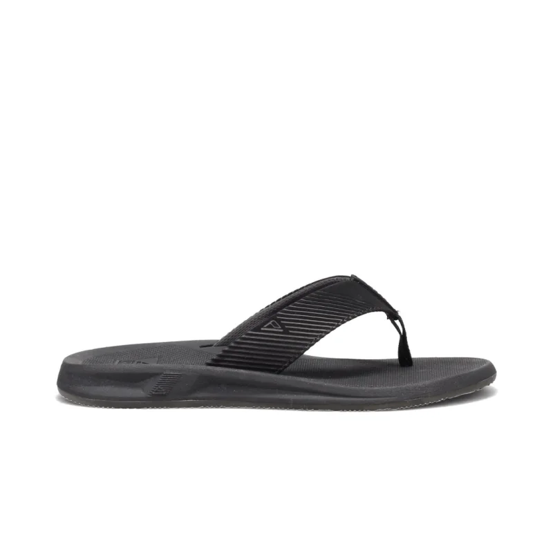 Men's sandals with a toe post designReef Men's Phantom II - Black/Black