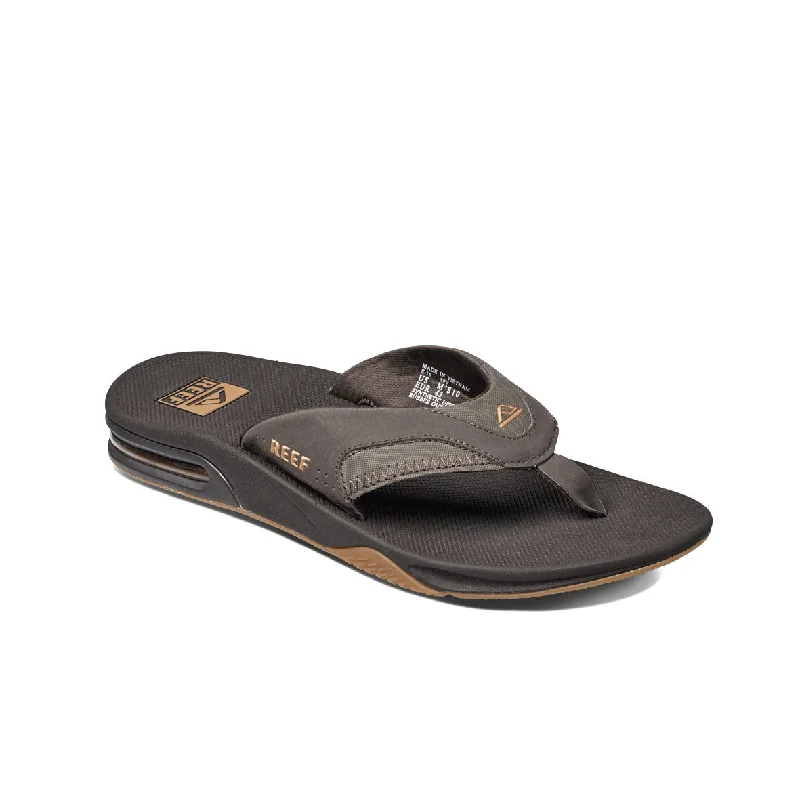 Men's sandals with a wide strap for supportMens Fanning-Brown/Gum