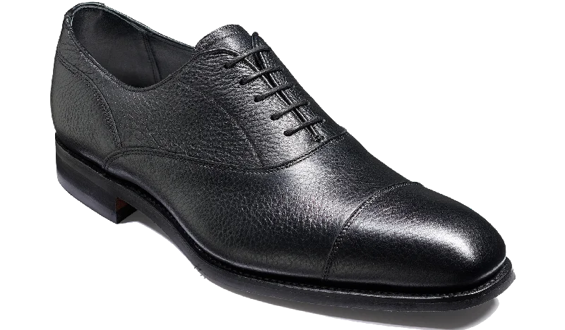 Men's Oxfords with a high - quality leather upperNewton - Black Deerskin