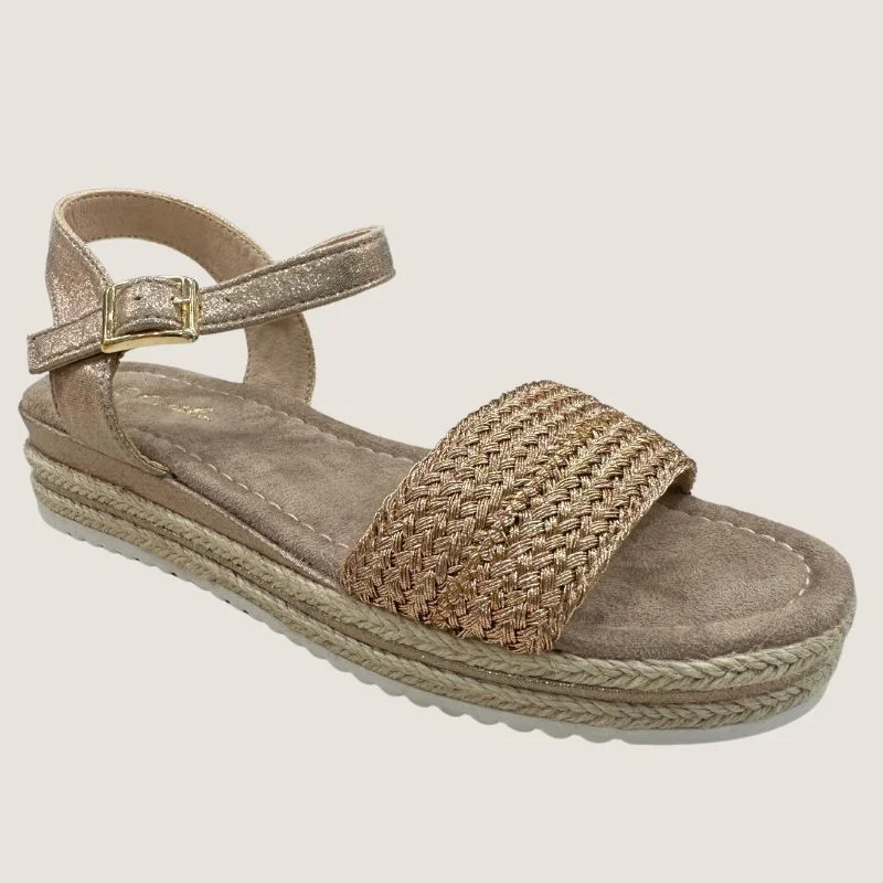 Men's leather sandals with an adjustable strapGrosby Lulu Pearl Kids Sandal