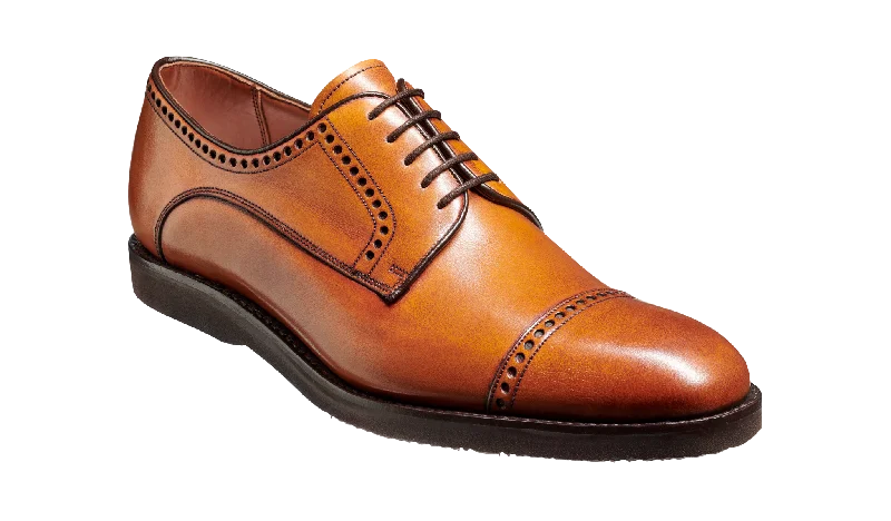 Men's Oxford shoes with a smooth leather upper and a leather soleMarcus - Antique Rosewood