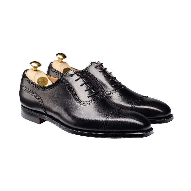 Men's Oxfords with a contrast stitching on the weltWestbourne Black Calf